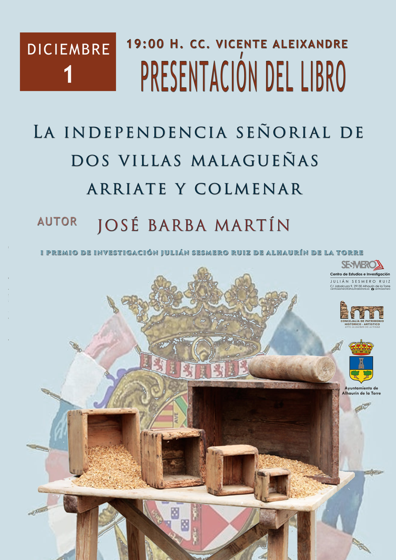 Presentación en Alhaurín de la Torre el libro de José Barba Martín