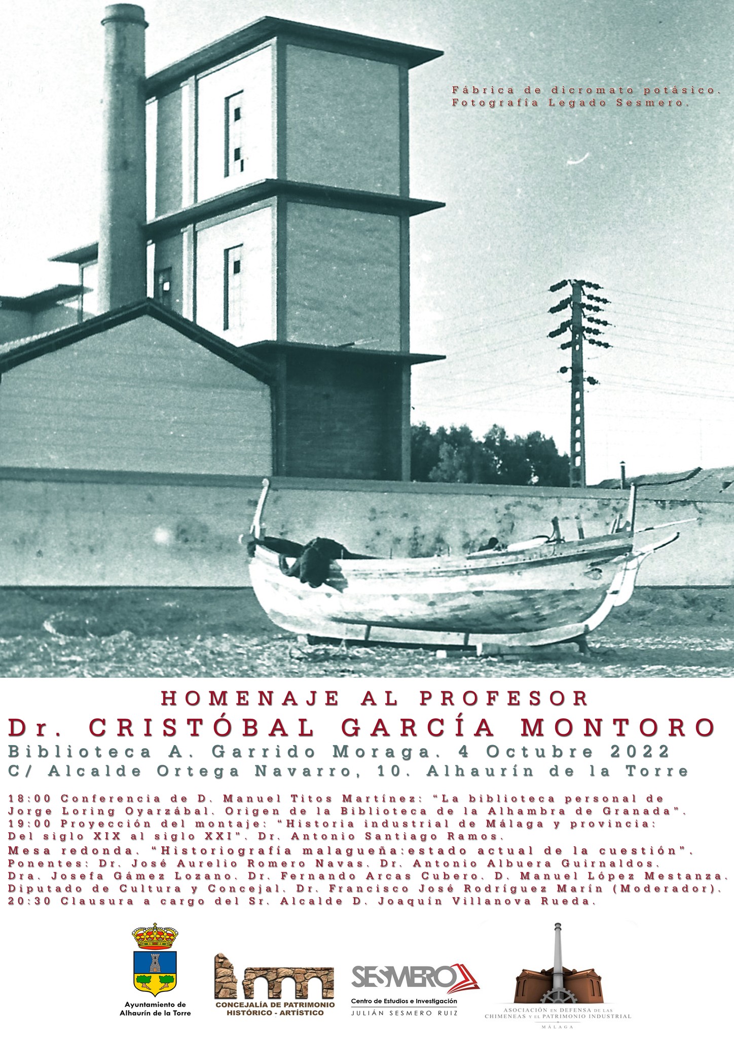 Homenaje al profesor García Montoro con mesa redonda y conferencia